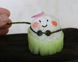 可愛い☆ハワイフラガールお握り作り方7写真