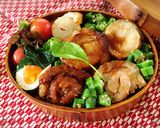 厚切り豚バラ肉の糸巻き炒め煮作り方7写真