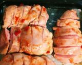 相性抜群！鶏肉のサルサチーズ焼き♪作り方3写真