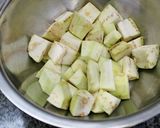 グルメ介護／秋茄子のひと口天ぷら海苔風味作り方3写真