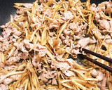 絶品♡豚肉とごぼうのきんぴら炒め作り方6写真