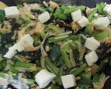 小松菜とえのきの塩昆布卵炒め作り方4写真