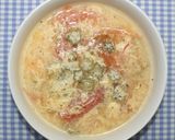 ヨーグルト戻☆乾燥オクラで卵トマトスープ作り方11写真