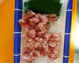 【離乳食9ヶ月】ねぎとまぐろ 味噌汁作り方1写真