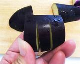 簡単レンチン！ナスの柚子胡椒おろしポン酢作り方1写真