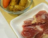 鶏とお芋のゴマ味噌炒め作り方1写真