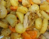 鶏とお芋のゴマ味噌炒め作り方9写真