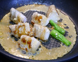 簡単！長いもの肉巻き(マヨ醤油風味)作り方3写真