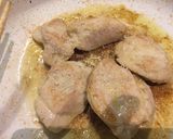⁂糖質制限⁂鶏胸肉の粉チーズ焼き作り方4写真