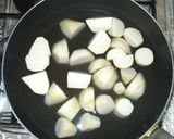 里芋と油揚げの煮物作り方2写真