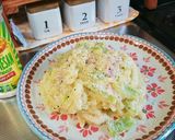 豆乳de低カロリー☆うどんカルボナーラ作り方8写真