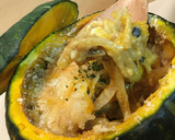 簡単☆丸ごと南瓜のパーティーグラタン♬作り方6写真