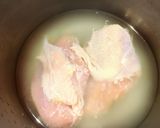 圧力鍋でジューシーゆで鶏。黄金レシピ☆作り方3写真