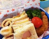 可愛い！簡単！サンドウィッチ弁当作り方7写真