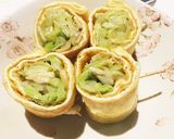 ⁂糖質制限⁂野菜とキノコのお揚げロール作り方5写真