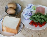 可愛い~♥ポテトサラダ・ミニサンドイッチ作り方1写真