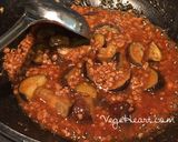 ヴィーガン大豆ミートの麻婆ナス五葷抜き作り方6写真