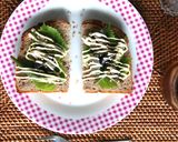 茄子とオクラの和風オープンサンド☆作り方4写真