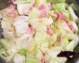ベーコンと野菜のバター香る和風パスタ作り方3写真