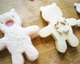 ✿キュートな型抜き♡一口くまサンド✿作り方5写真