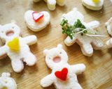✿キュートな型抜き♡一口くまサンド✿作り方7写真