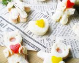 ✿キュートな型抜き♡一口くまサンド✿作り方11写真