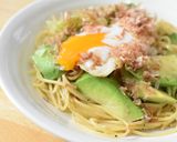 アボカドの温玉パスタ作り方3写真