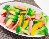 コンソメ茹で！彩り野菜の温サラダ作り方5写真