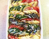夏野菜とポテトのアンチョビクリーム焼き作り方3写真