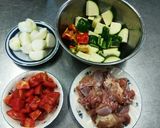 フライパンで鶏肉とズッキーニ簡単煮込み♪作り方2写真