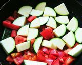 フライパンで鶏肉とズッキーニ簡単煮込み♪作り方3写真