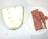 冬瓜の煮物♪とうがん・あんかけ・豚ひき肉作り方1写真