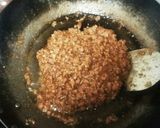 レンチンで簡単！キャベツの肉味噌あんかけ作り方5写真