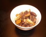 Haoおつまみ！！ハツと根深ネギの煮物作り方6写真