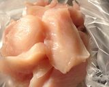 節約☆揚げない☆鶏胸肉の甘味噌フライ作り方1写真