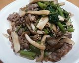 空芯菜とキノコのオイスター炒め作り方6写真