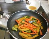 カラフルカラー野菜のカレー風味煮作り方4写真