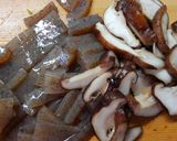 簡単！あと一品♪小松菜と蒟蒻と椎茸の煮物作り方1写真
