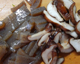 簡単！あと一品♪小松菜と蒟蒻と椎茸の煮物作り方1写真