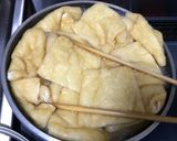 安い油揚げで上品なお稲荷さんを煮よう⭐️作り方3写真