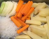 くるくる包んだ♡肉じゃがボール作り方1写真
