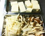 豆腐ときのこの味噌マヨチーズ焼き(^^)作り方1写真