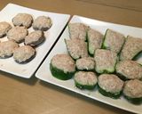 甘辛うんまぃっ✨ピーマンと椎茸の肉詰め♬作り方4写真