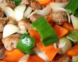 油で揚げない酢豚作り方4写真