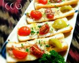 速攻おつまみ♪ツナ&しらすのちくわピザ作り方5写真