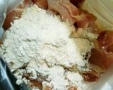 揚げ茄子とトマトのピリ辛油淋鶏作り方3写真