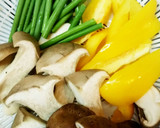 鶏肉と茸のオイスターソース炒め作り方1写真