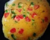 女子力up♡アボカド＊トマトでたまご焼き作り方3写真
