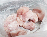 ★☆話題入り☆★鶏ささみと茄子の甘酢炒め作り方1写真
