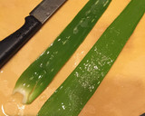 アロエの果肉をしっかり取り出す作り方3写真